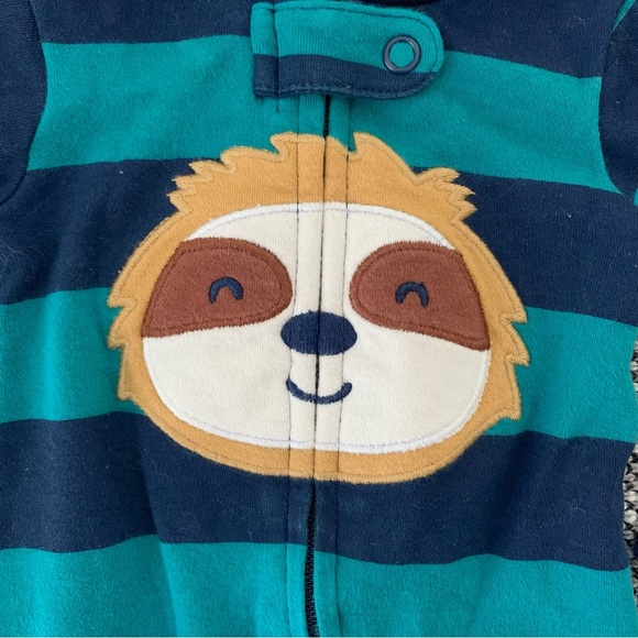 Carters Infant Boys 3 Piece Pajama Ensemble Size NB - Picture 14 of 16